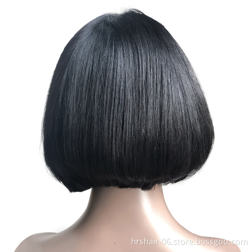 Human hair bob wig with 4*4 closure glueless wigs wholesale wigs 100% human hair with different color and texture